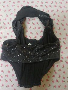 Stylish Black Skirt And Corset