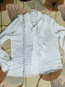 White Formal Top