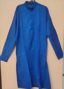 Navy Blue Cotton Blend Like New Punjabi 40Size