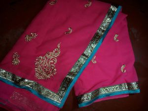 Saree + Stiched Blouse