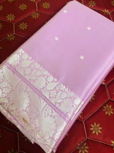 Lavender Silk Saree