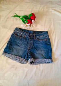 Stylish Fancy Denim Shorts For Girls