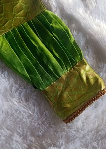 Beautiful Dress With Hip Belt  For 7-9 Yr Old