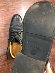 Red Chief Black Formal Leather Shoes UK9.5