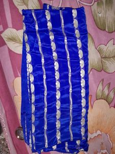 Blue Semi Silk Saree