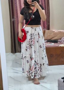 Butterfly Maxi Skirt
