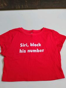 Siri Block Him Tee