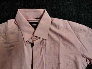 Pink Long Sleeve Button-Down Shirt