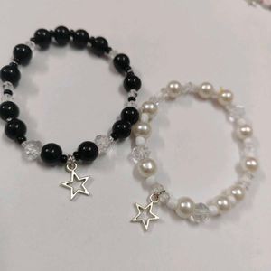 Star Charm Bead Bracelets