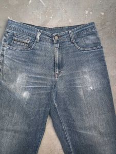 Wide Leg Denim Jeans