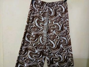 Brown Swirl Print Lounge Pants
