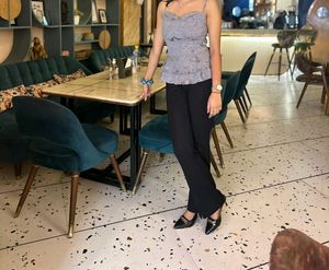 Grey Corset Type Top