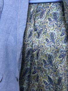 Blue Textured Coat
