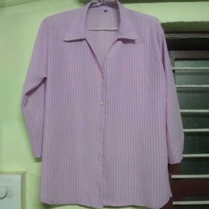 Striped Button-Down Shirt