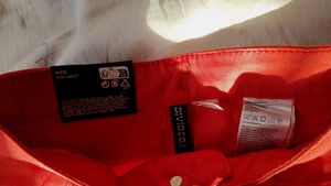 H&amp;m Red Wide Leg Jeana