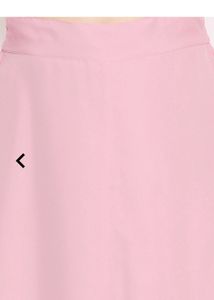 Waist Tie Up Top And Skirt Set