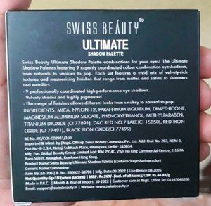 Swiss Beauty Ultimate 9 Pigmented Colors Eyeshadow