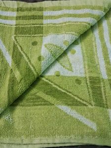 Vijayalaxmi Textiles Green Hand Towel