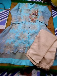 Elegant Embroidered Kurta Set