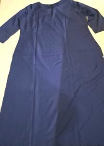 Blue  Kurti  Long.