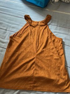 Brown Halter Top