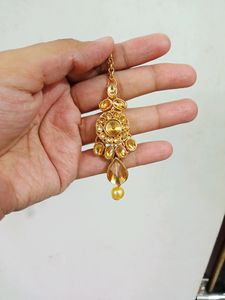 Gold Plated Handcrafted Kundan Jewellery Set.