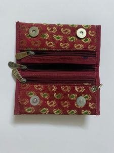 Ethnic Paisley Keychain Pouch