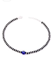 925 Pure Silver Evil Eye Anklet/Bracelet (1 Piece)