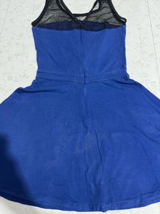 Navy Blue Mini Dress(Fits XS/S/M size) |Strechable