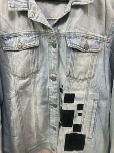 Denim Jacket with Patches