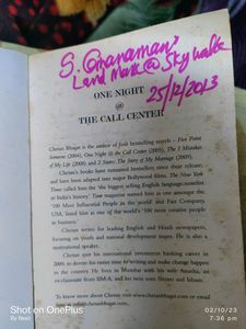 One Night @the Call Center Novel
