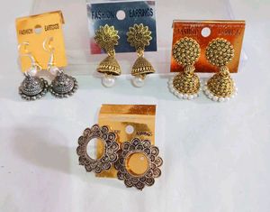 Earrings Jhumka Set
