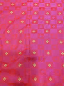 Heavy Zari Saree Pink And Blue