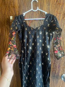 SEQUIN NET DESIGN KURTI FOR GIRLS