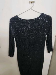 Sparkling Black Party Dress