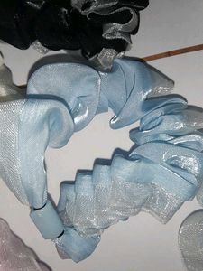 Beautiful Hair Scrunchies Set Of 5