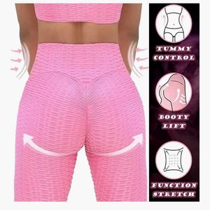 Imported Hot Pink Textured Leggings