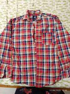New Unused Xl  Plaid Shirtfor Men