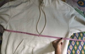 H&amp;M Loose Fit Beige Hoodie Unisex