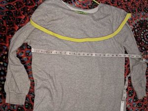 Grey Long Sleeve Top