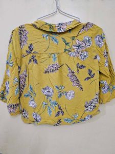 NUON Mustard Flower Top