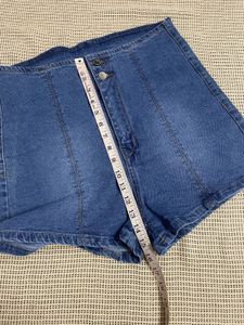 High Waisted Denim Shorts