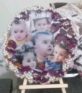 Resin Collage Handmade