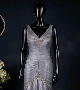 Sale 🎉🎊Elegant Grey Ethnic Gown