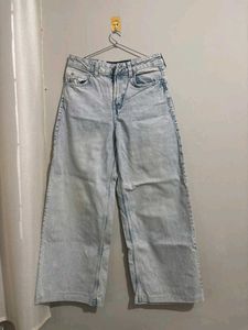 Wide Leg Denim Jeans