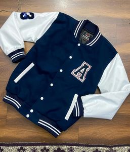 Zara Men Varsity Blue Jacket