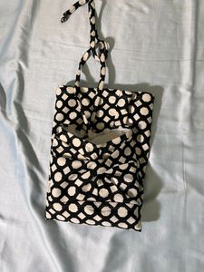 Black And White Dot Top
