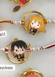 🧙‍♂️✨ Harry Potter-Themed Keychain Set