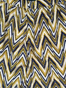 Patterned Mini Skirt