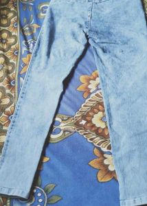 Light Wash Low- Waist Denim Jean